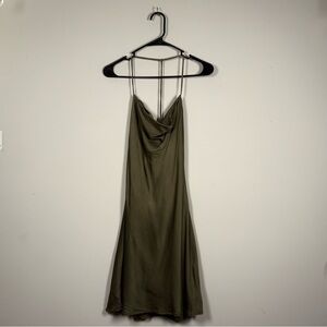 Astr Olive Mini Dress